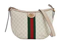 Small Ophidia GG Shoulder Bag, Canvas, Beige, 498879, DB, 3*